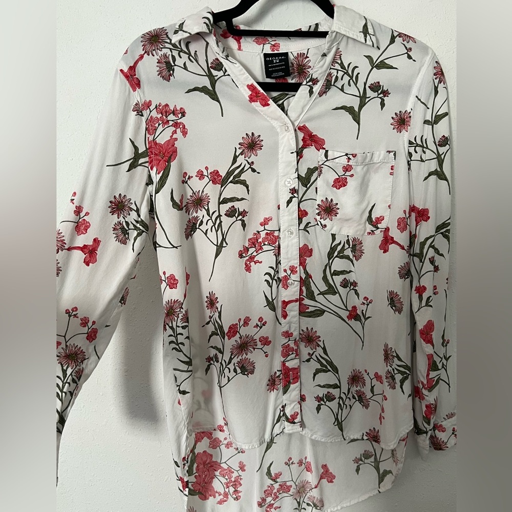 Floral Button Down Top